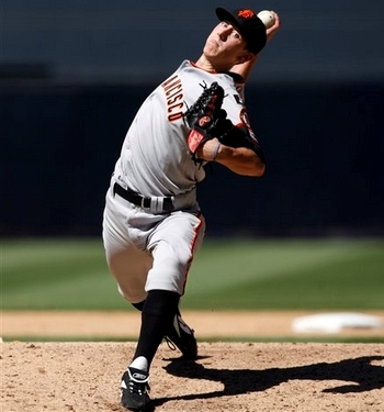 tim1 Tim Lincecum at Lead Leg Block