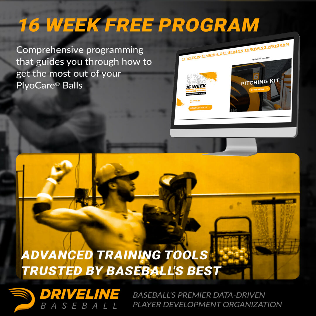 PlyoCare™ Balls Improve Velocity and Command Driveline Baseball