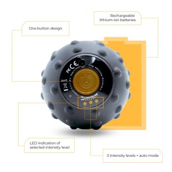 Vibrating Massage Ball - Baseball Warm-Up Tool - Image 3