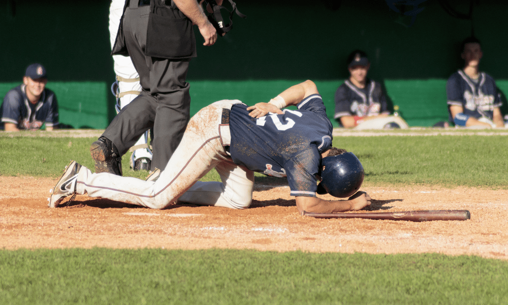 baseball player injury