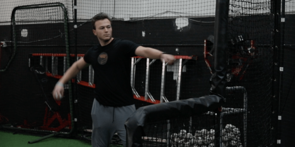 Andrew Aydt batting practice