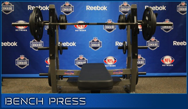 NFL Bench Press at the Combine