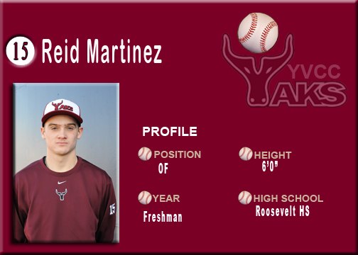 Reid Martinez - YVCC Profile