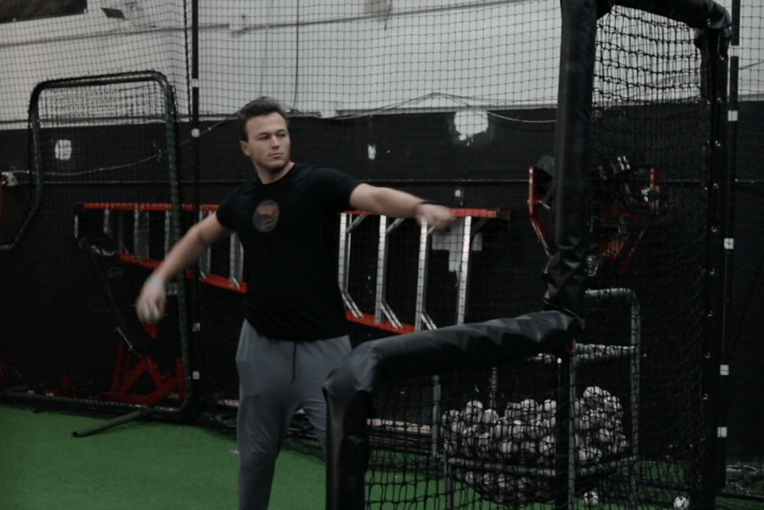 Andrew Aydt batting practice