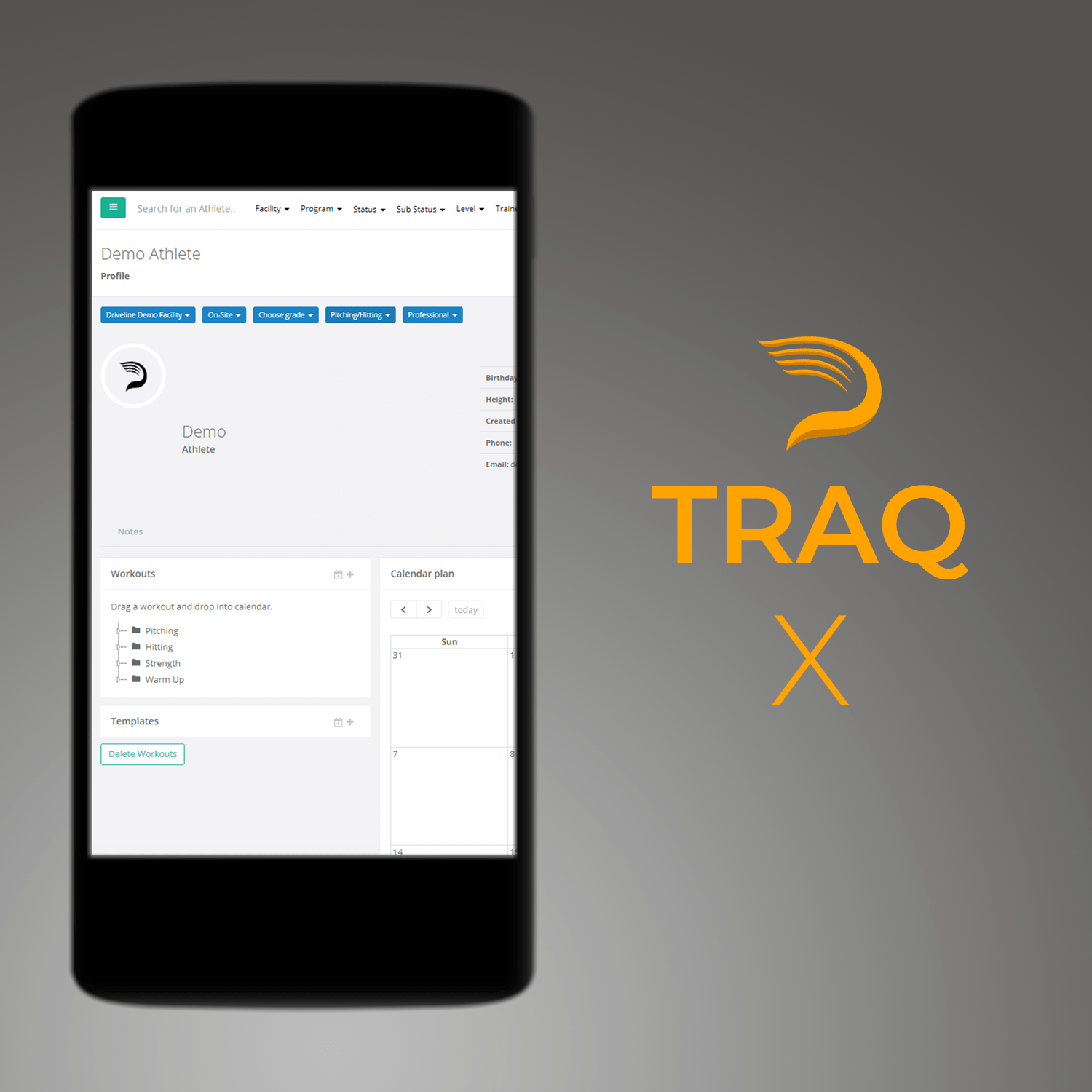 TRAQ X Driveline Baseball