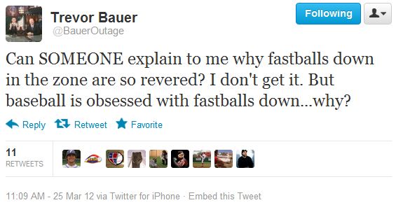 Trevor Bauer Tweet - Fly Balls Rule