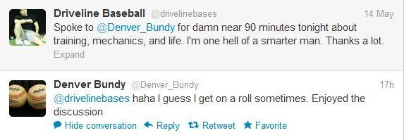Denver Bundy's Tweet