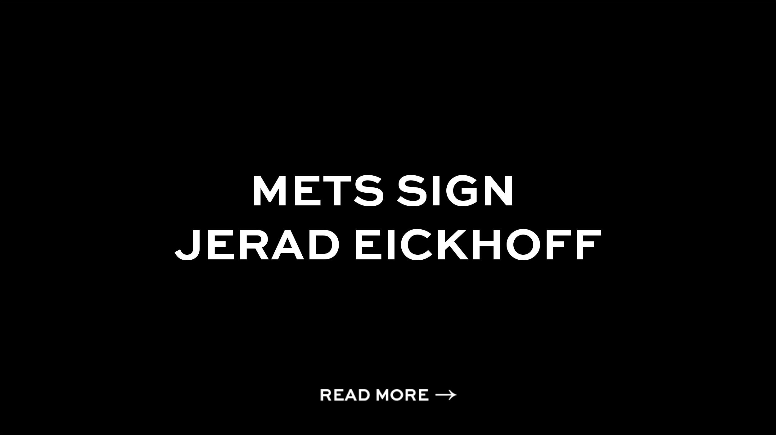 Mets Sign Jerad Eickhoff